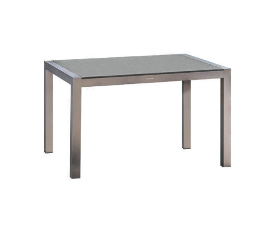 Kennedy | Table Kennedy Silver Alu Stone Grey 160X90 | Tables de repas | MBM