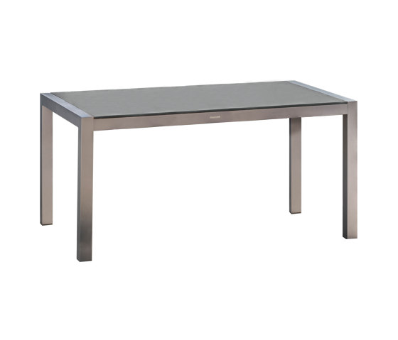 Kennedy | Tisch Kennedy Silber Alu Stone Grey 215X90 | Esstische | MBM