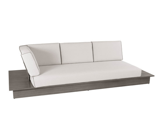 La Villa | Lounge Old Grey 3 Seater Incl. Cushion | Canapés | MBM