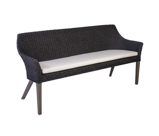 Tortuga | Bench 3-Seater Tortuga Twist Black / Stone Grey | Bancos | MBM