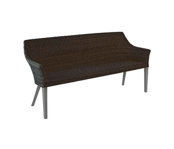 Tortuga | Bench 3-Seater Tortuga Twist Black / Stone Grey | Bancos | MBM