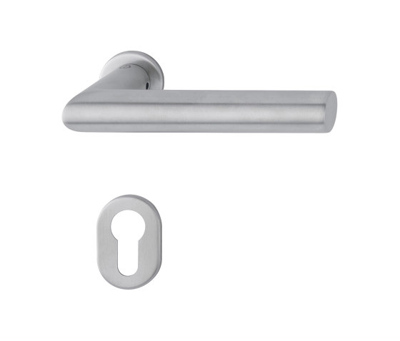 Amsterdam Door Handle in Compact Rose | Handle sets | Hoppe