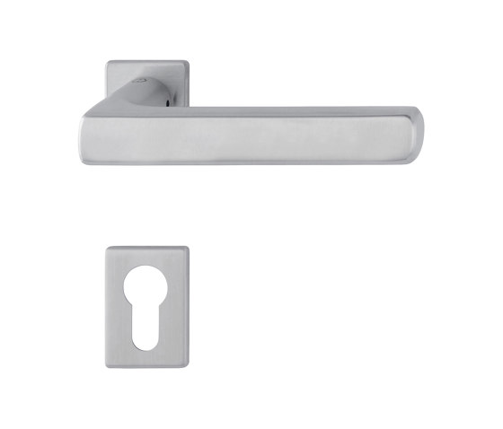 Dallas Door Handle in Compact Rose | Garnitures poignées de porte | Hoppe