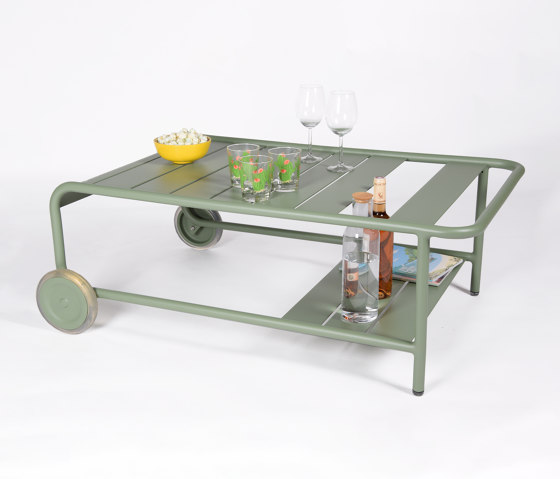 Luxembourg | Lounge Low Table With Casters | Mesas de centro | FERMOB