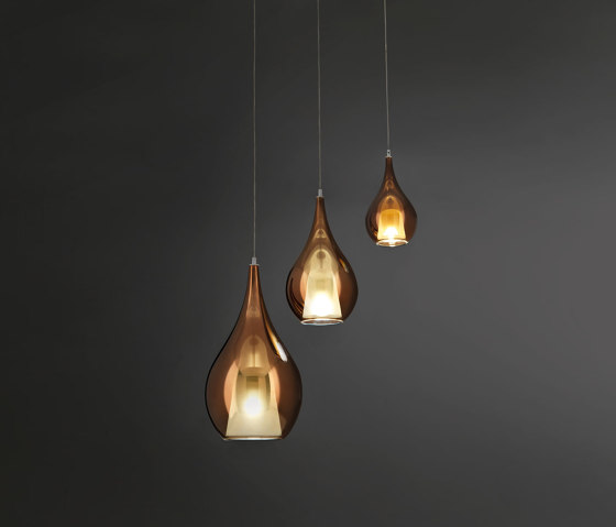 Zoe Suspension Lamp 3L Gold | Lámparas de suspensión | Cangini e Tucci