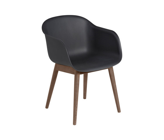 Fiber Armchair | Wood Base | Stühle | Muuto