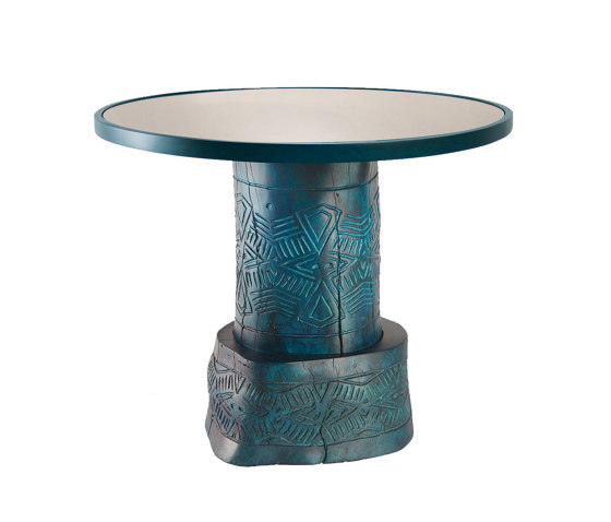 Kota Hand Carved Bistro Table | Bistro tables | Pfeifer Studio