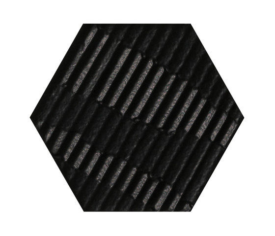 Matiere Hexa-Style Carton Black | Baldosas de cerámica | Settecento