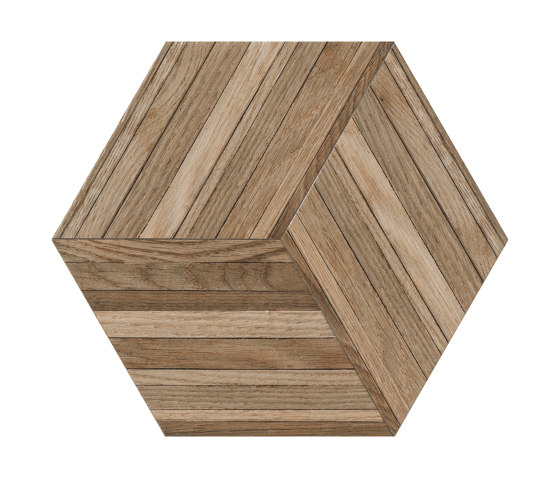 Wooddesign Blend Deck 40,9x47,2 Esagono | Baldosas de cerámica | Settecento