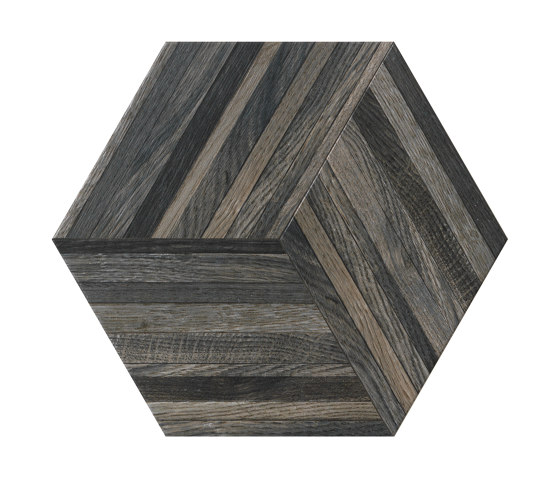 Wooddesign Blend Smoke 40,9x47,2 Esagono | Carrelage céramique | Settecento