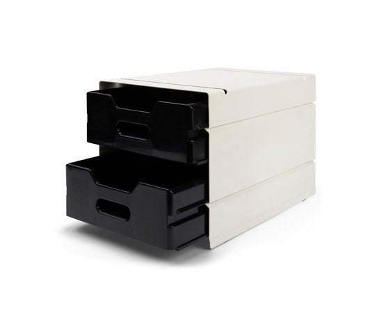 Atlas | Container, 2 compartments | pure white RAL 9010 | Portaobjetos | Magazin®
