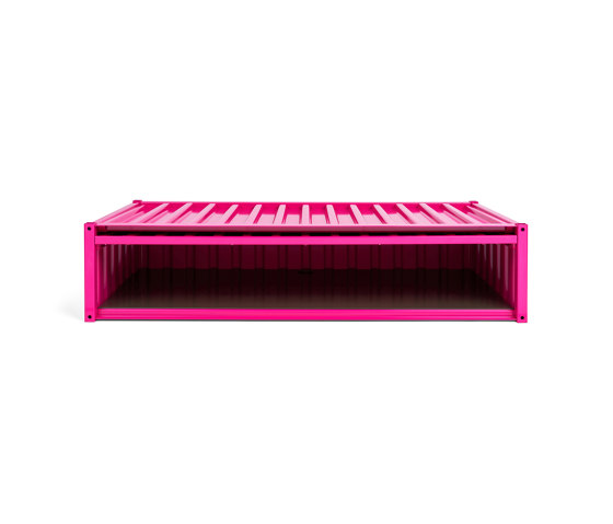DS | Container flat - telemagenta RAL 4010 | Shelving | Magazin®