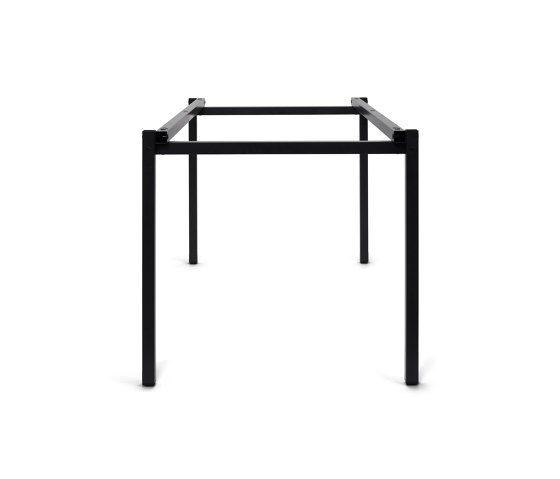 Erik, rectangular | Table Frame, black grey RAL 7021 | Tréteaux | Magazin®