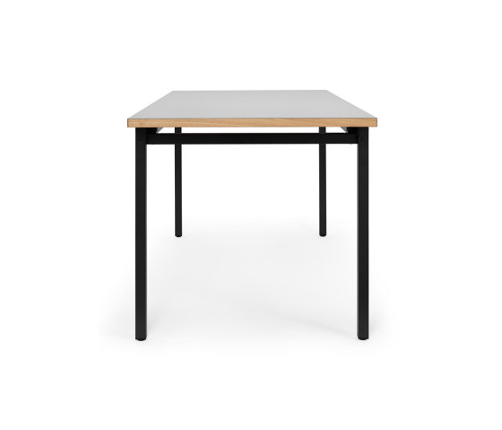 Erik, rectangular | Table Frame, black grey RAL 7021 | Caballetes de mesa | Magazin®