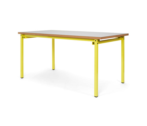 Erik, rectangular | Table Frame, sulfur yellow RAL 9016 | Caballetes de mesa | Magazin®