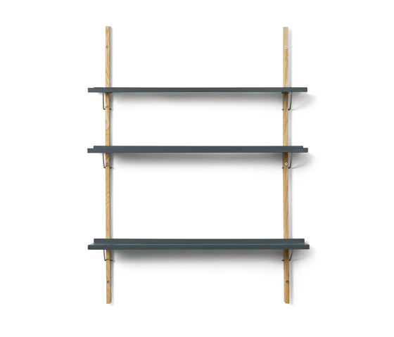 RM3 | Shelf, basalt grey RAL 7012 | Scaffali | Magazin®