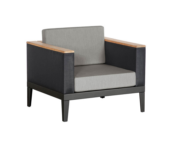 Aura Deep Seating Armchair DS (Graphite Frame - Charcoal Sides) | Poltrone | Barlow Tyrie