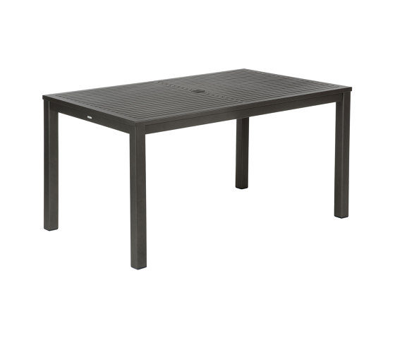Aura Aluminium Table 150 Rectangular (Graphite Top and Frame) | Tables de repas | Barlow Tyrie
