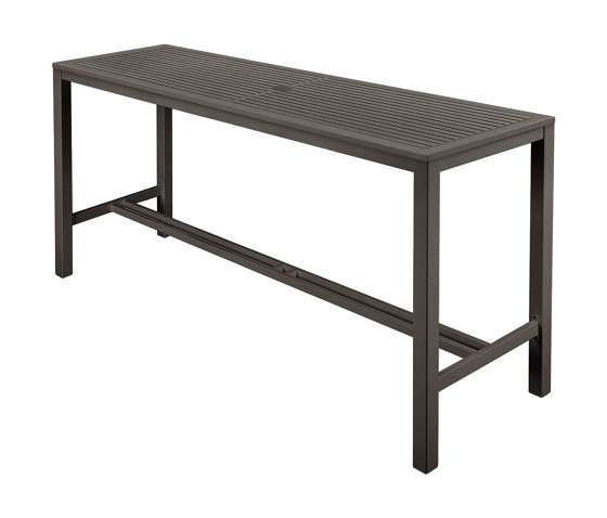 Aura High Dining Aluminium Table 200 Rectangular (Graphite Top and Frame) | Tavoli alti | Barlow Tyrie