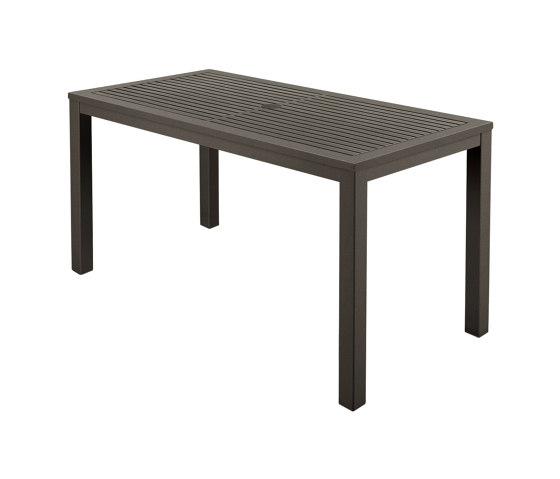 Aura Aluminium Narrow Table 140 Rectangular (Graphite Top and Frame) | Tavoli pranzo | Barlow Tyrie