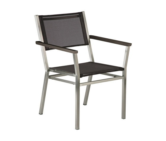 Equinox Carver (Graphite Arm - Charcoal Sling) | Chaises | Barlow Tyrie