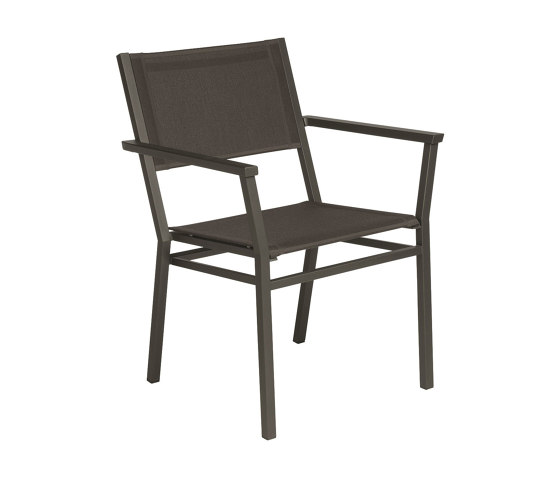 Equinox Carver (powder coated) (Graphite Frame - Carbon Sunbrella® Sling) | Chairs | Barlow Tyrie