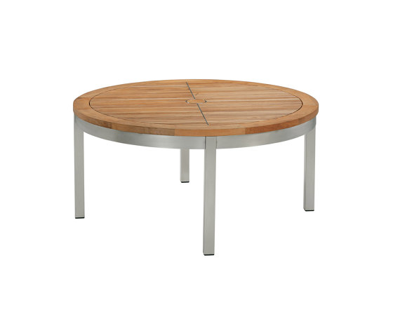 Equinox Conversation Table 100 Ø Circular with Teak top | Dining tables | Barlow Tyrie