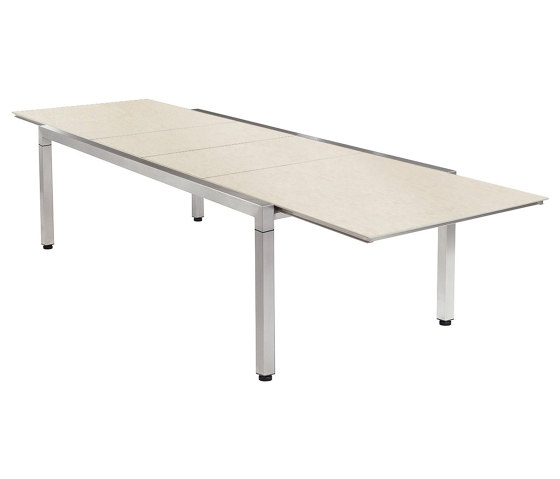 Equinox Extending Table 360 Rectangular (Ivory Ceramic) | Dining tables | Barlow Tyrie