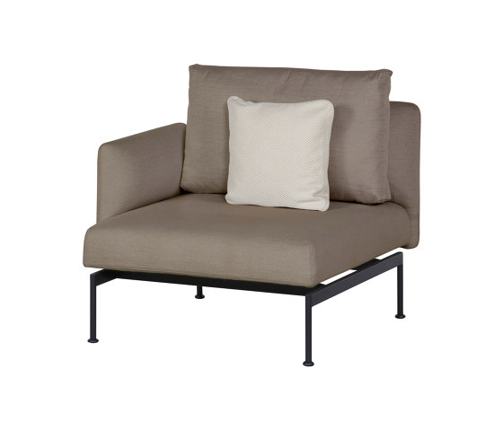 Layout Single Seat - One Arm Layout Single Seat - One Arm (Forge Grey Frame) | Poltrone | Barlow Tyrie
