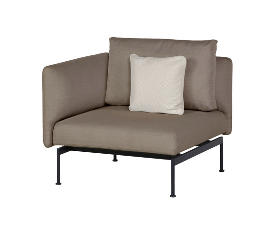 Layout Single Seat - One High Arm Layout Single Seat - One High Arm (Forge Grey Frame) | Fauteuils | Barlow Tyrie