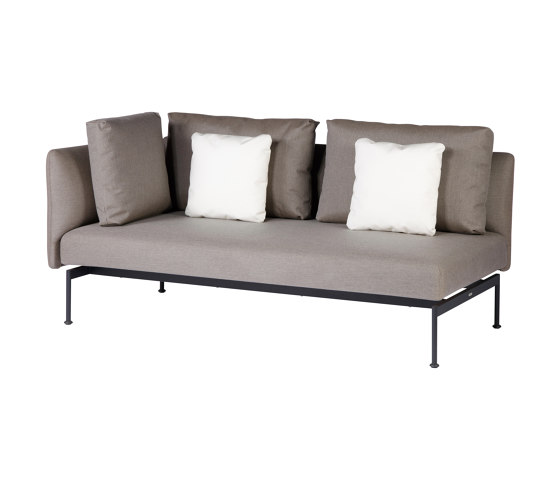 Layout Double Corner Seat (Forge Grey Frame) | Sofas | Barlow Tyrie