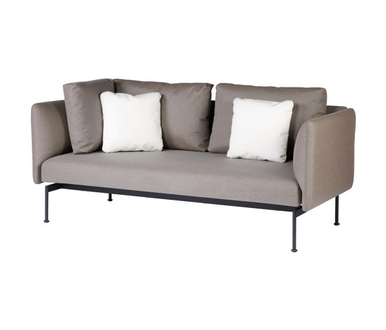 Layout Double Corner Seat + High Arm (Forge Grey Frame) | Sofas | Barlow Tyrie