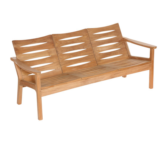 Monterey Dreisitzer-Sofa ohne Kissen Teak (Optional Polster: 800097) | Sofas | Barlow Tyrie