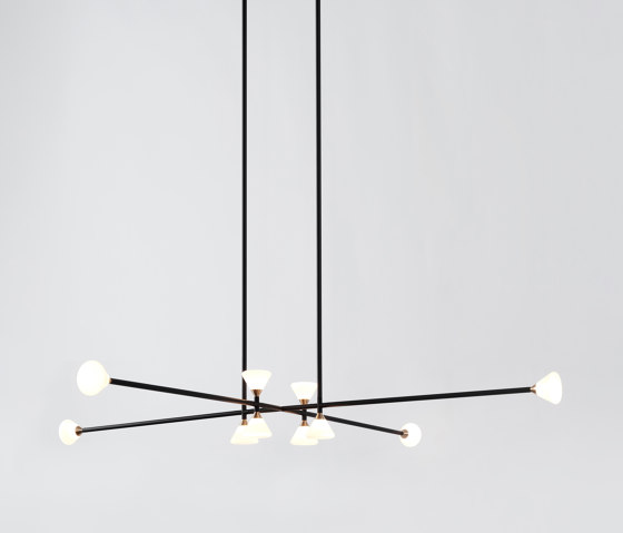 Apollo  Chandelier  Horizontal - 10 Lights | Suspended lights | Roll & Hill