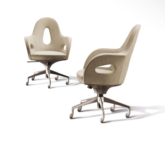 Teodora Wing chair | Chaises de bureau | Giorgetti