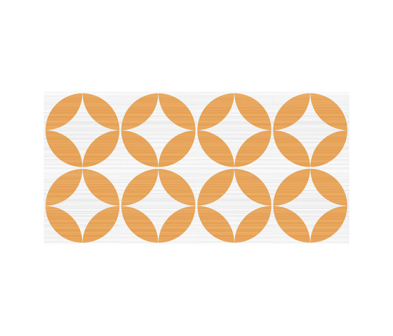 Riflessi Arancio Forme Lucido | Piastrelle ceramica | Refin