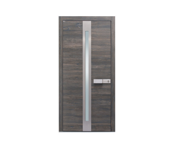 Modern front doors frameless doors CERA | Porte casa | ComTür