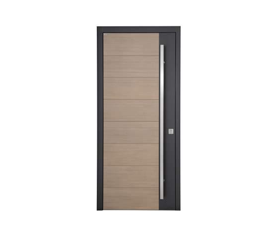 Modern front doors frameless doors CERA | Puertas de las casas | ComTür