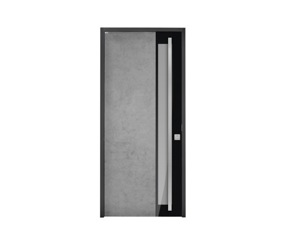 Modern front doors frameless doors CERA | Portes d'entrée | ComTür