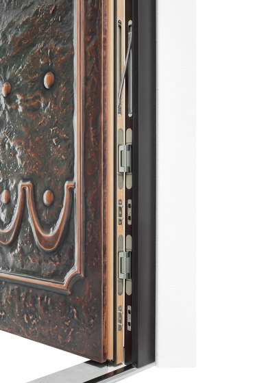 Style front doors doors with special surfaces COPPER by ComTür | Entrance doors