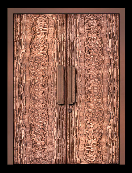 Style entrance doors doors with special surfaces COPPER | Porte ingresso | ComTür