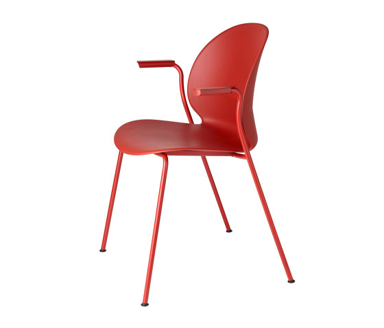 N02™ Recycle | Chair | N02-11 | Dark red | Dark red base | Sedie | Fritz Hansen