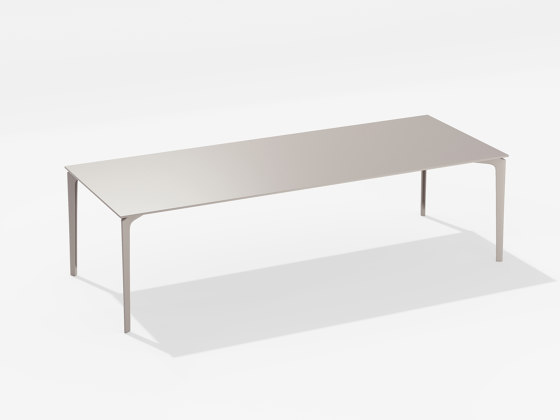 AllSize rectangular table in painted aluminium | Mesas comedor | Fast