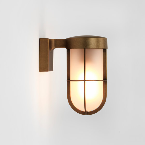 Cabin Wall Frosted | Antique Brass | Lampade outdoor parete | Astro Lighting