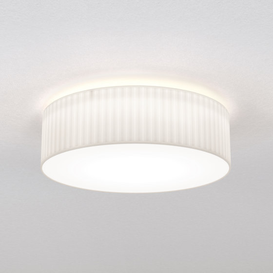 Cambria 580 | White Fabric (Pleated) | Lampade plafoniere | Astro Lighting