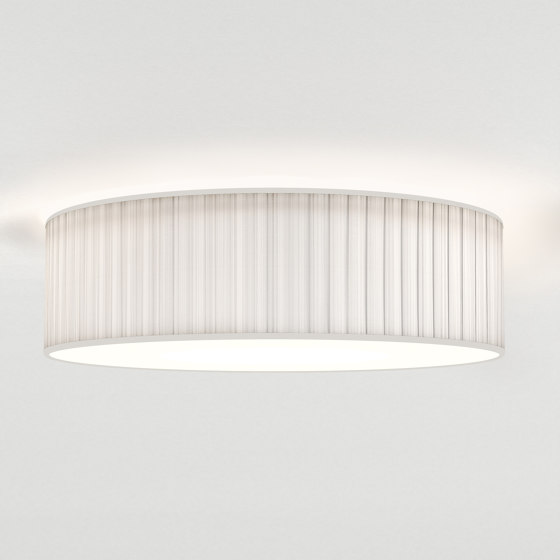 Cambria 580 | White Fabric (Pleated) | Lámparas de techo | Astro Lighting