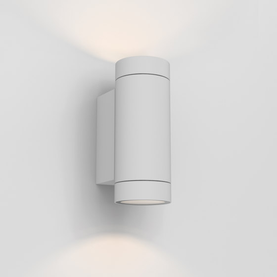 Dartmouth Twin GU10 | Textured White | Outdoor wall lights | Astro Lighting
