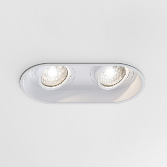 Minima Round Twin Adjustable | Matt White | Recessed ceiling lights | Astro Lighting