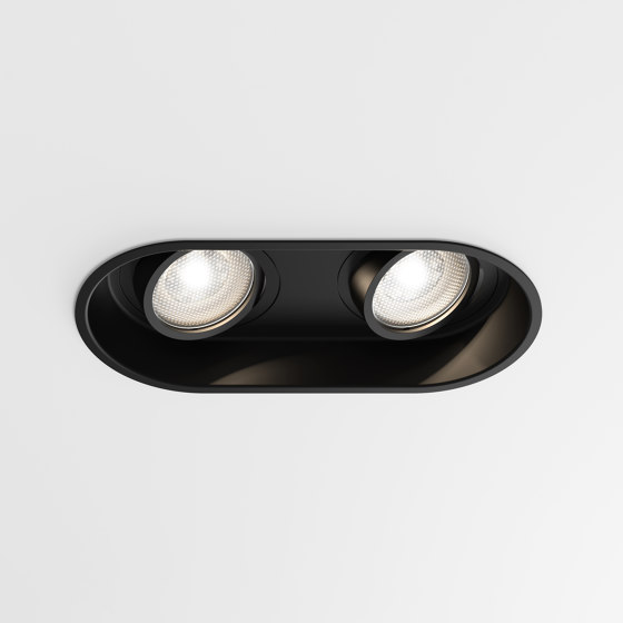Minima Round Twin Adjustable | Matt Black | Plafonniers encastrés | Astro Lighting