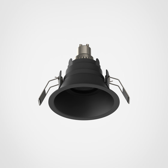 Minima Slimline Round Fixed Fire-Rated IP65 | Matt Black | Deckeneinbauleuchten | Astro Lighting